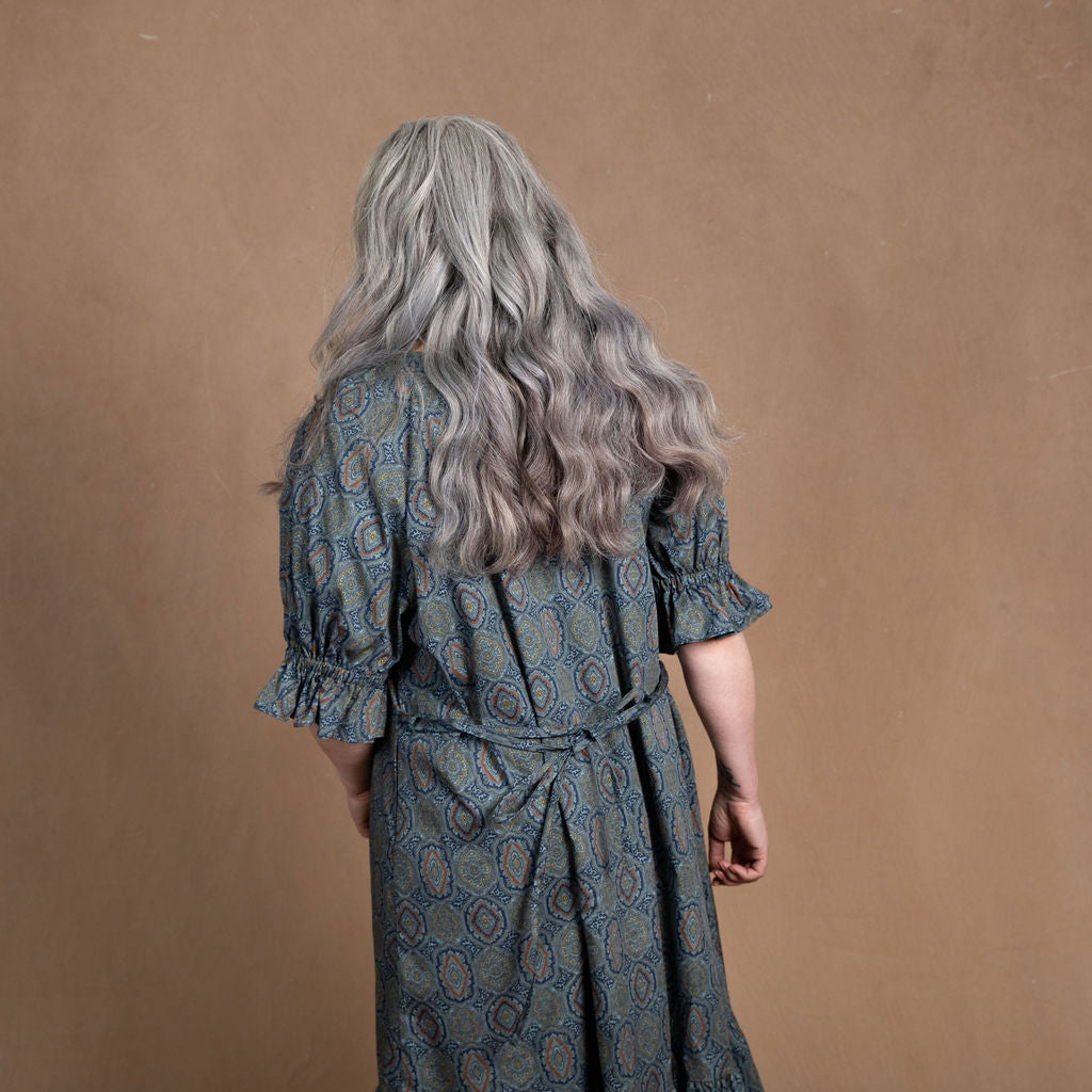 Odette Paisley Cotton Maxi Dress