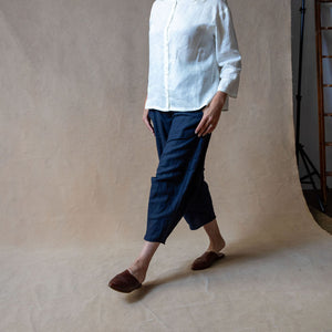 Tokyo Navy Dobby Weave Trouser