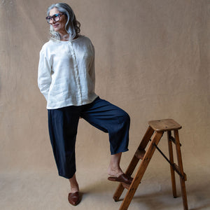 Tokyo Navy Dobby Weave Trouser
