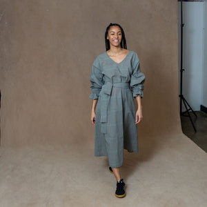Sophia Plaid Cotton Dress
