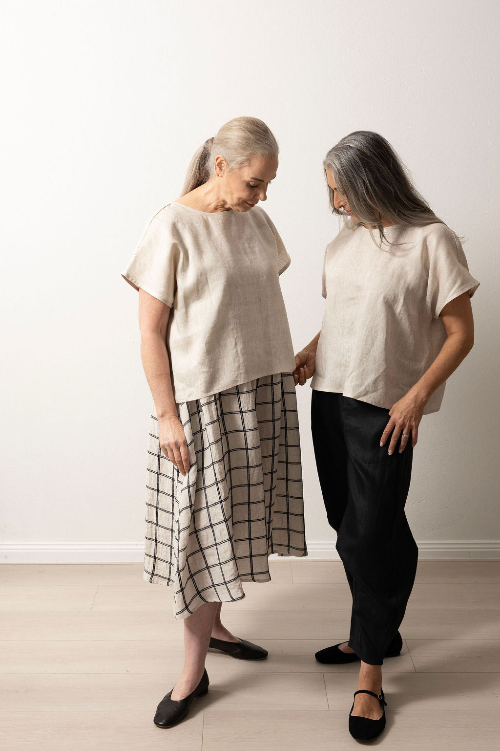 East Village Natural Linen Tee