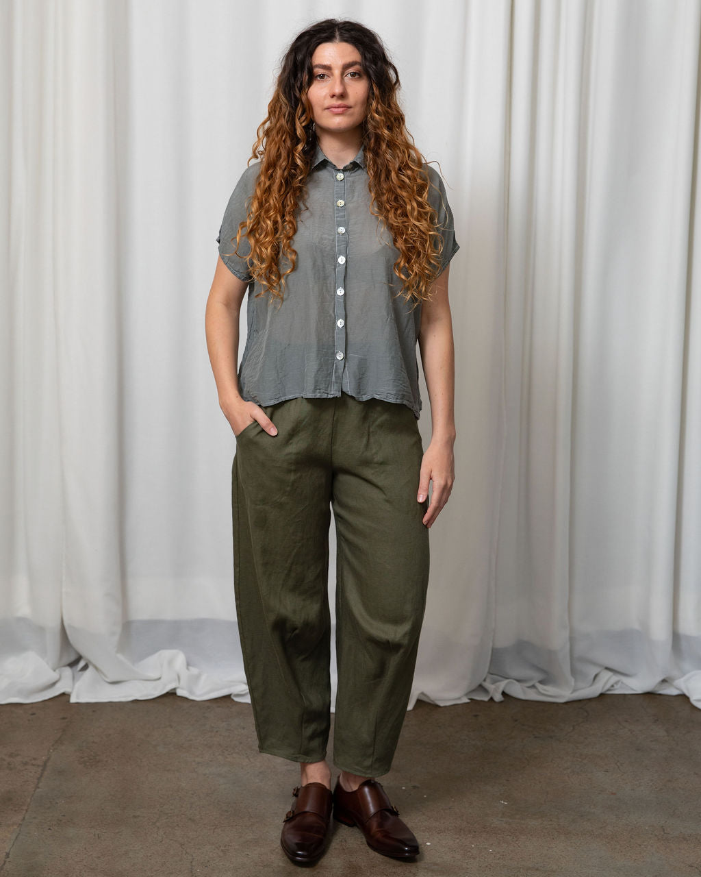 Tokyo 2.0 Caper Linen Pant