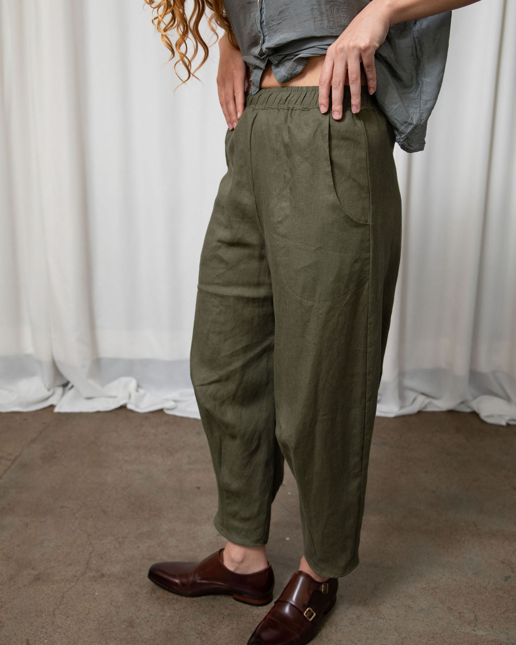 Tokyo 2.0 Caper Linen Pant