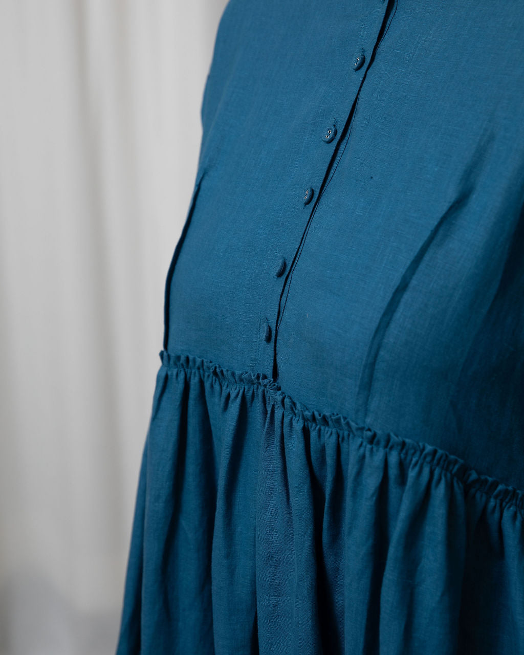 Madison 2.0 Ocean Blue Linen Dress