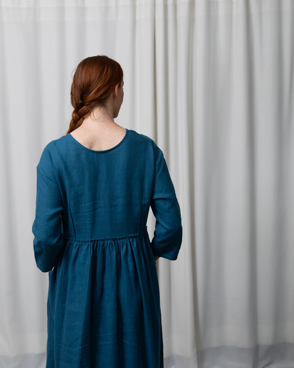 Madison 2.0 Ocean Blue Linen Dress