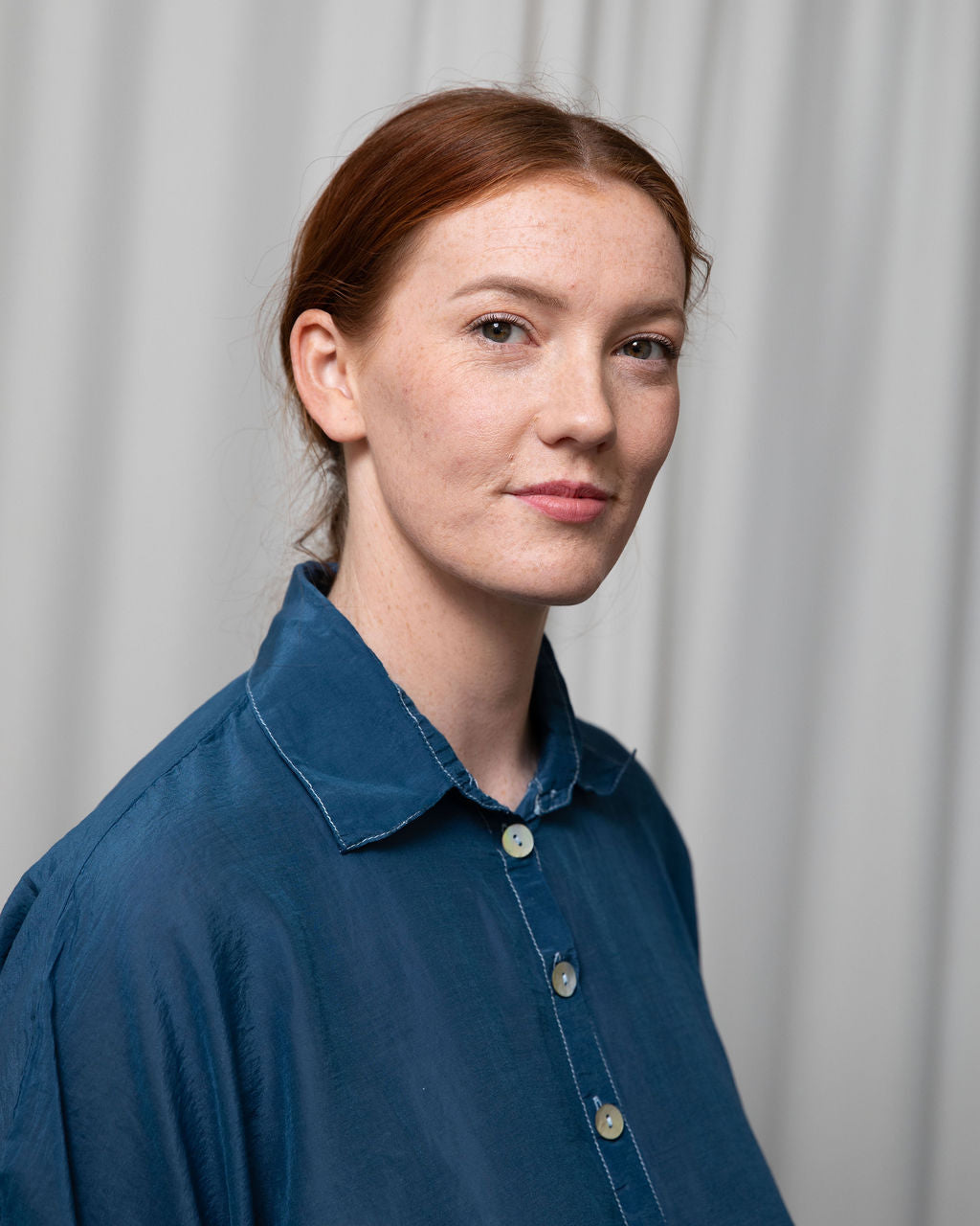 Montana Cobalt Silk/Cotton Shirt