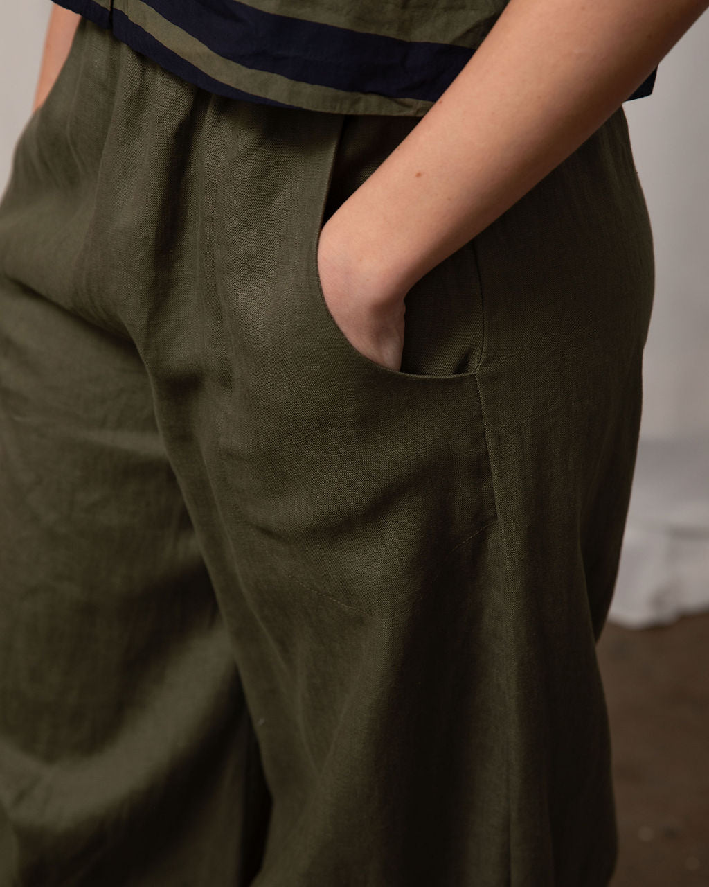 Tokyo 2.0 Caper Linen Pant