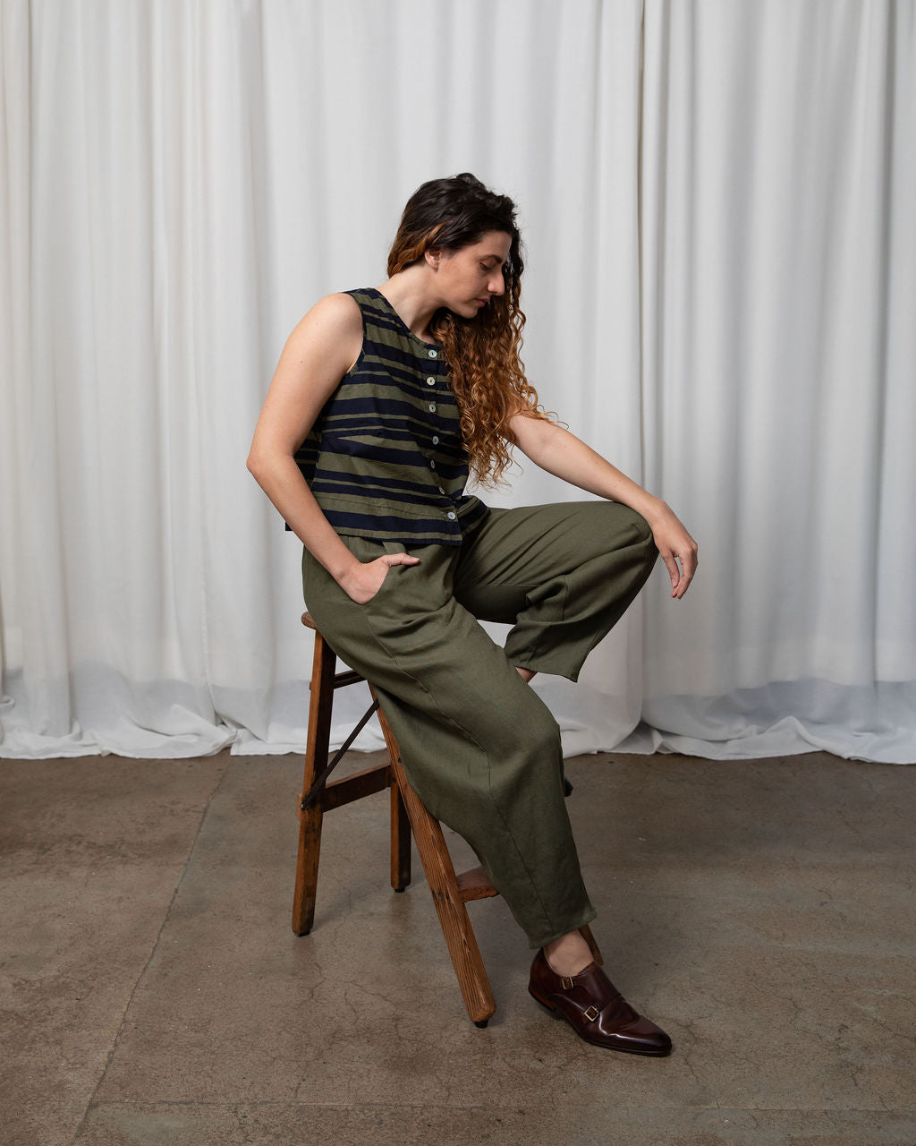 Tokyo 2.0 Caper Linen Pant
