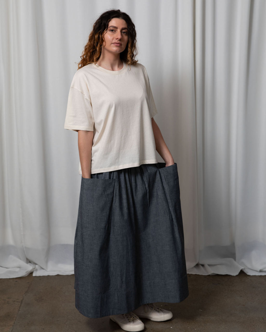 Natural Organic Cotton Boxy Tee