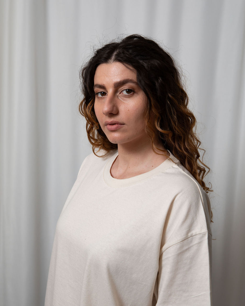 Natural Organic Cotton Boxy Tee