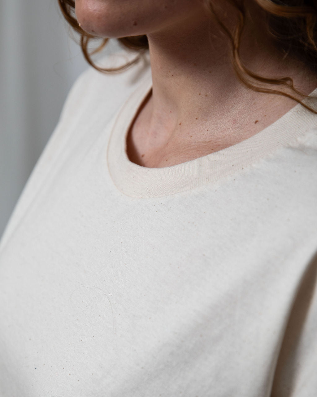 Natural Organic Cotton Boxy Tee