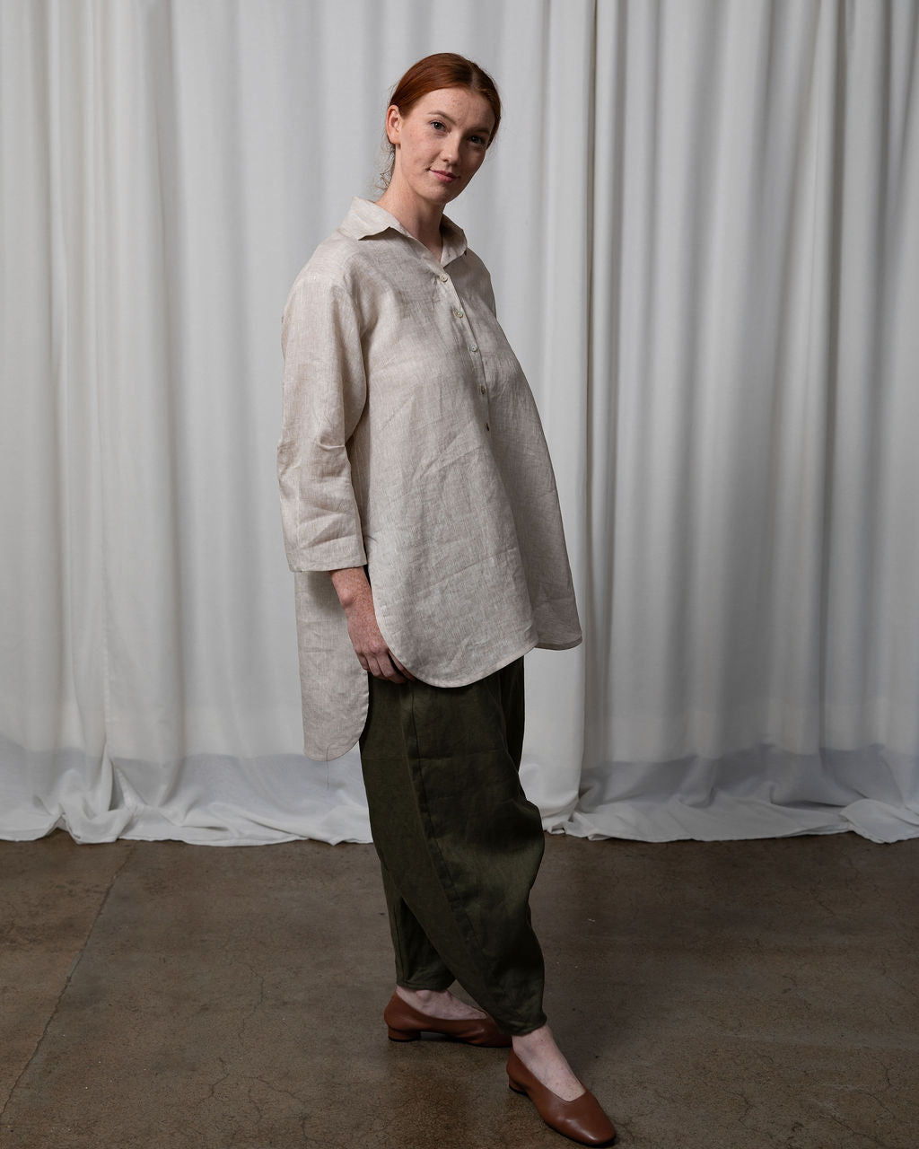 Monet Linen Oversized Shirt