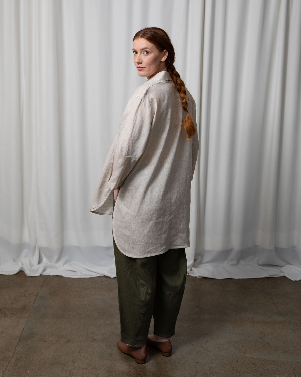 Monet Linen Oversized Shirt