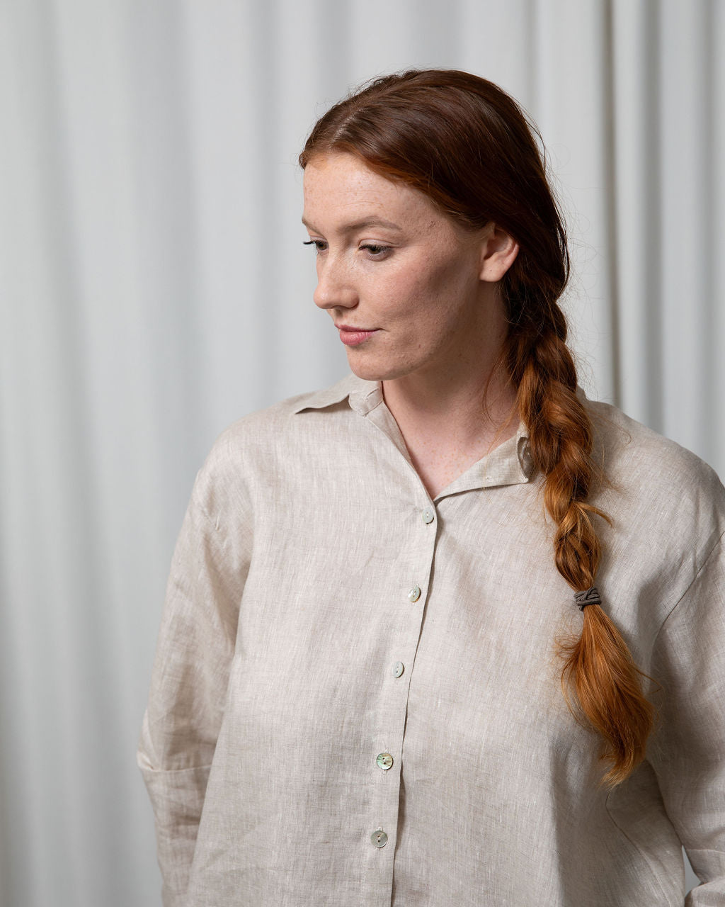 Monet Linen Oversized Shirt