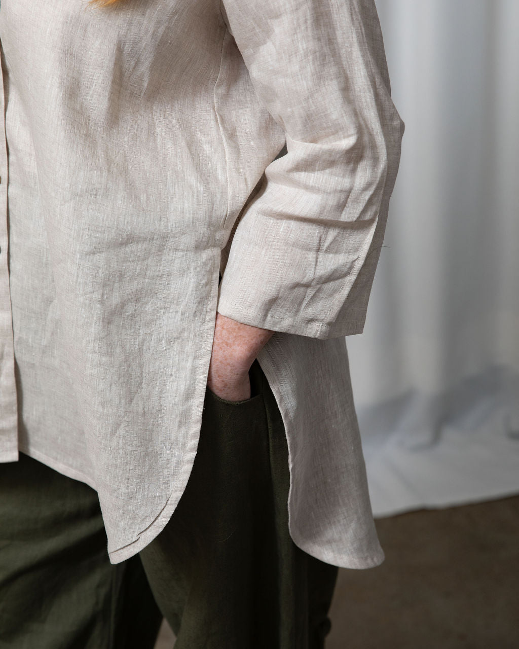 Monet Linen Oversized Shirt