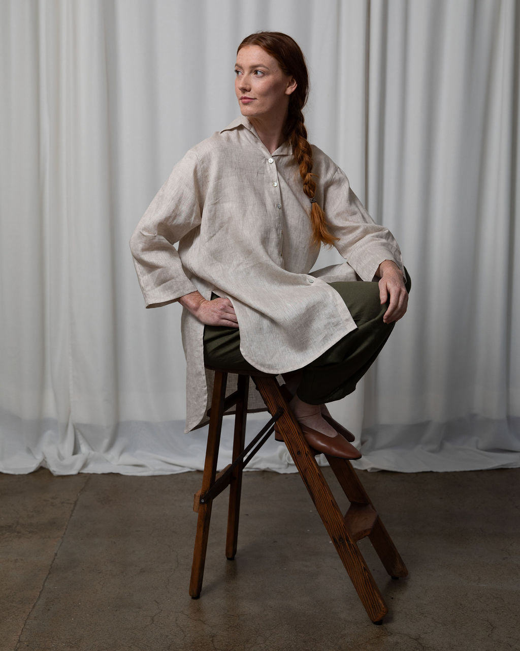 Monet Linen Oversized Shirt