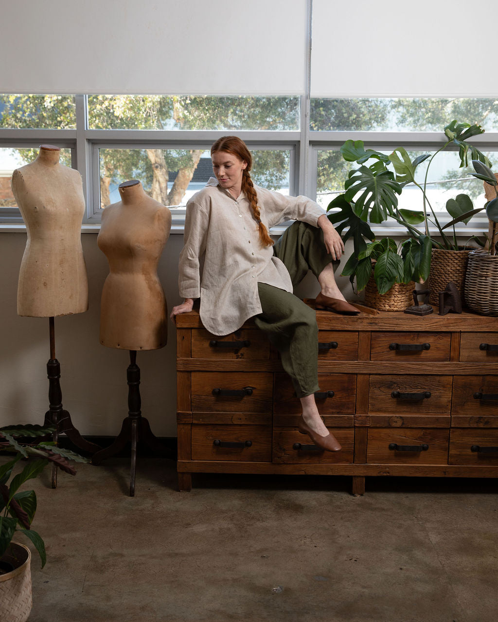 Monet Linen Oversized Shirt
