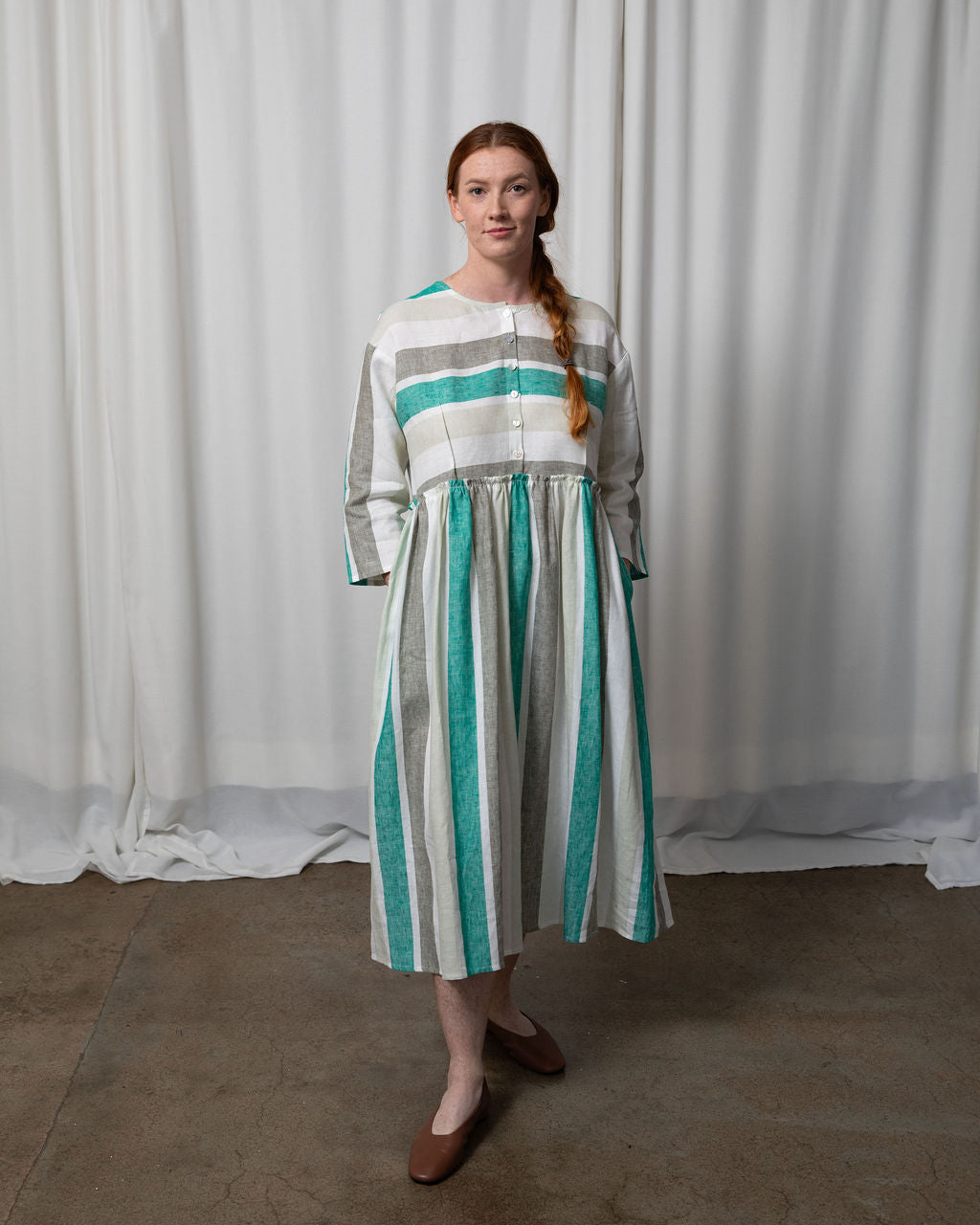 Madison 2.0 Striped Linen Dress