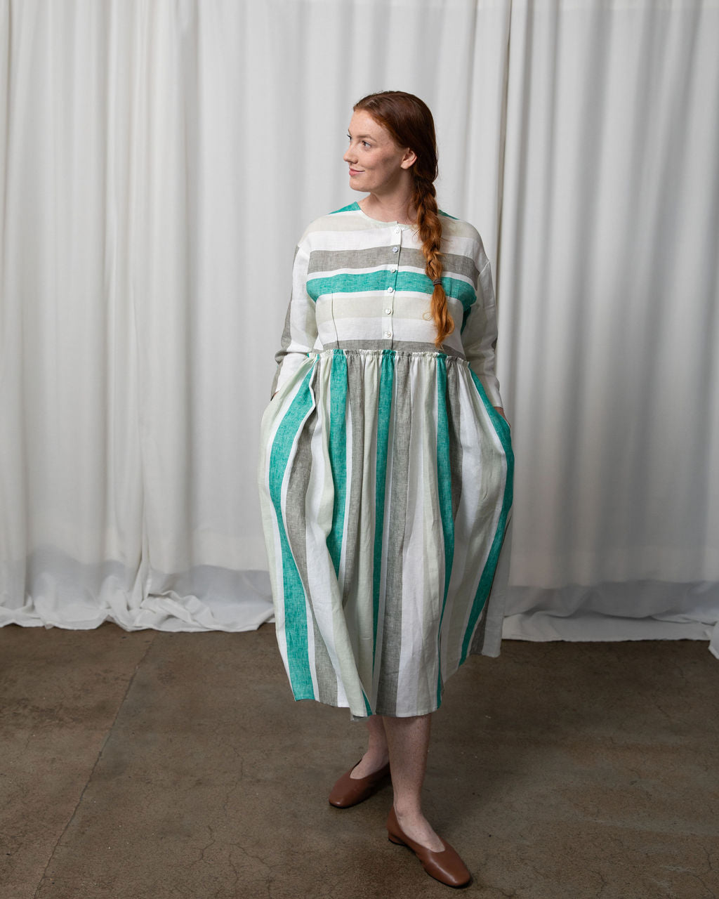 Madison 2.0 Striped Linen Dress