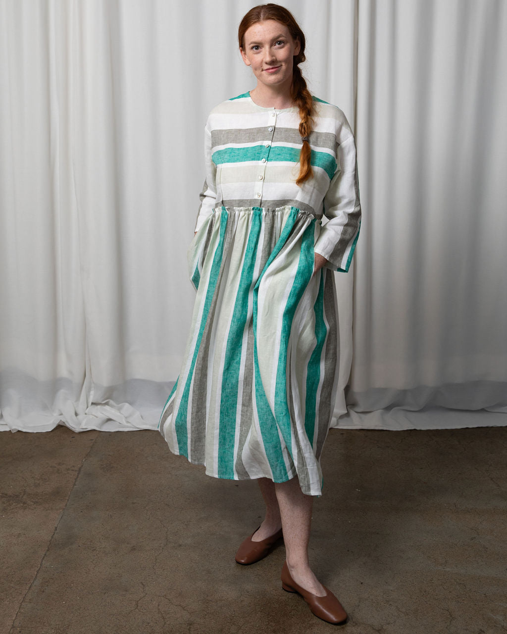 Madison 2.0 Striped Linen Dress