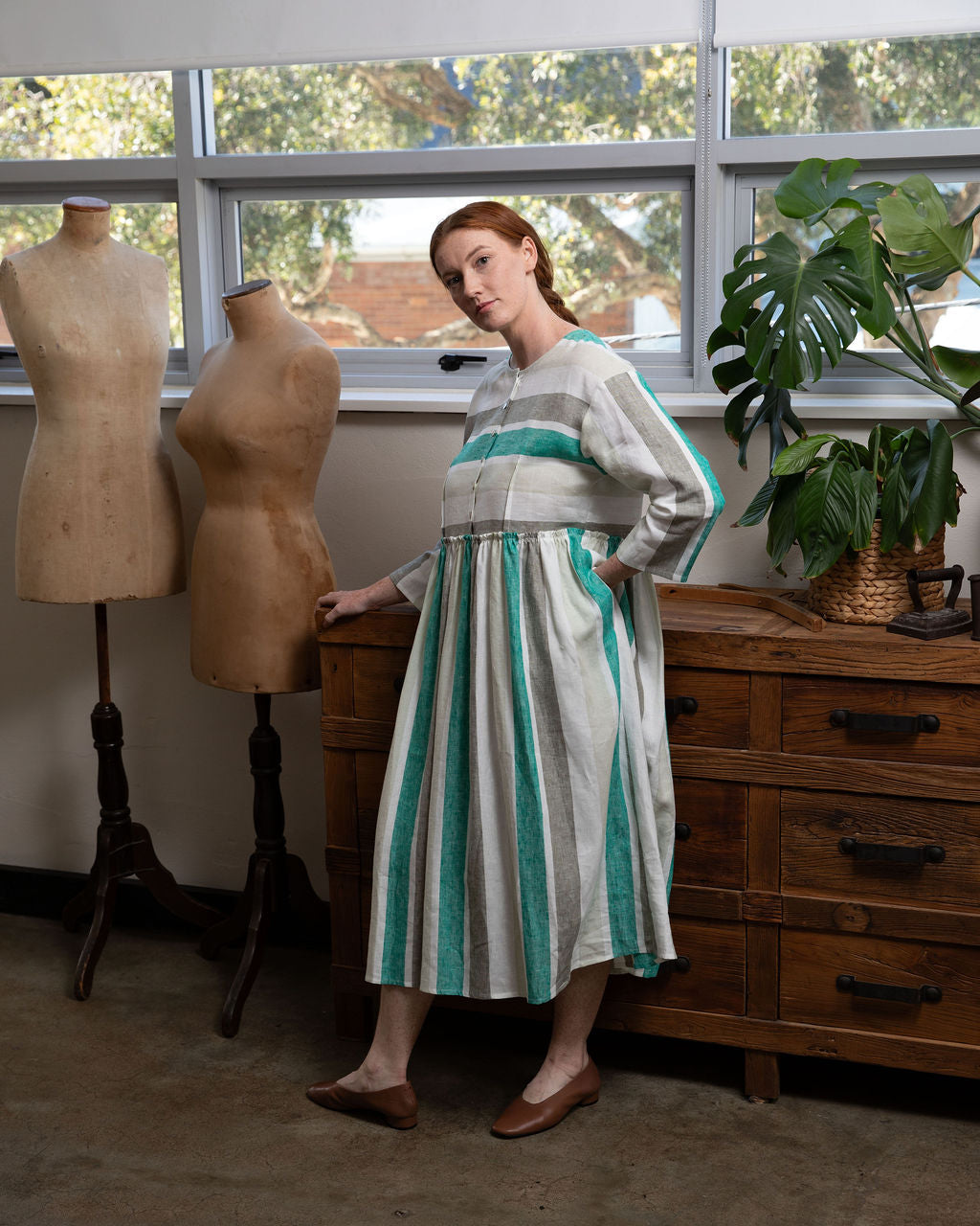 Madison 2.0 Striped Linen Dress