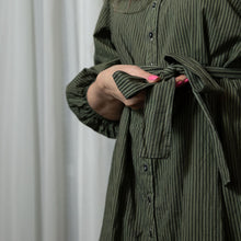 Layla Khaki Organic Cotton Dress