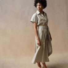 Rumi Sunshine Stripe Cotton Shirtdress