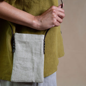 Linen Mobile Phone Bag