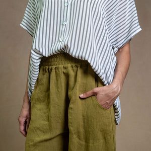 Tokyo Jungle Linen Trouser