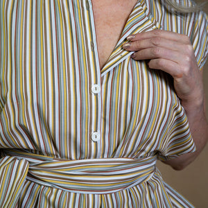 Capri Sunshine Stripe Cotton Tunic