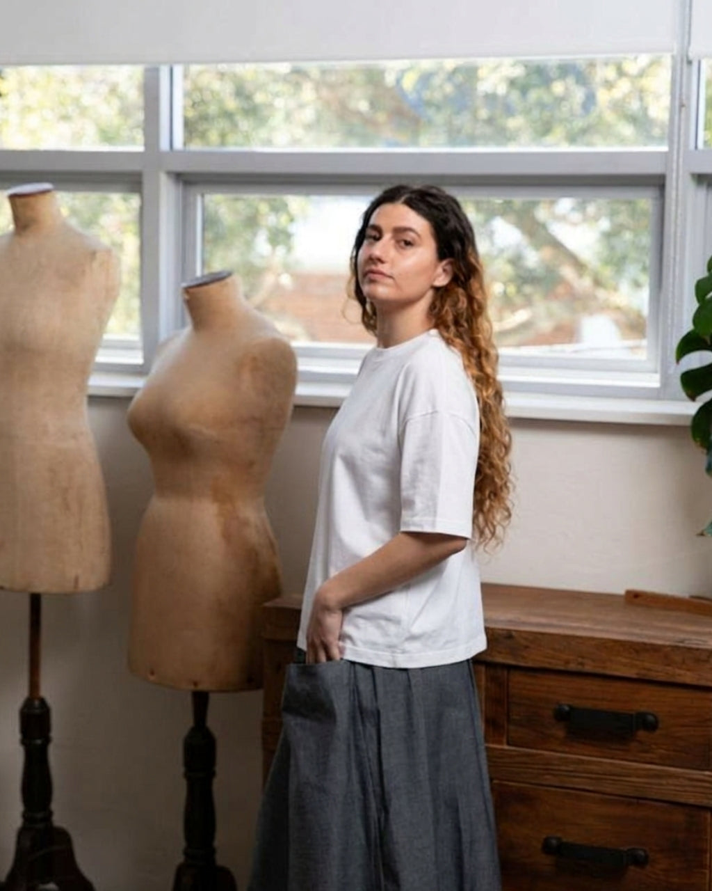 White Organic Cotton Boxy Tee