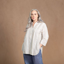 Monat Hampton Stripes Linen/Cotton Shirt