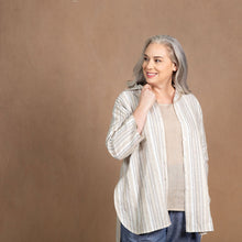 Desiree Natural Linen Gauze Blouse