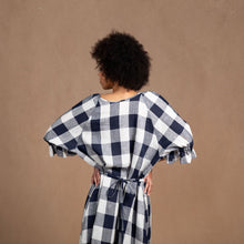Odette Buffalo Gingham Cotton Maxi Dress