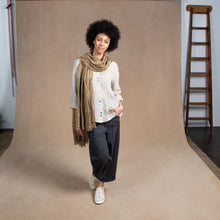 Desiree Natural Linen Gauze Blouse