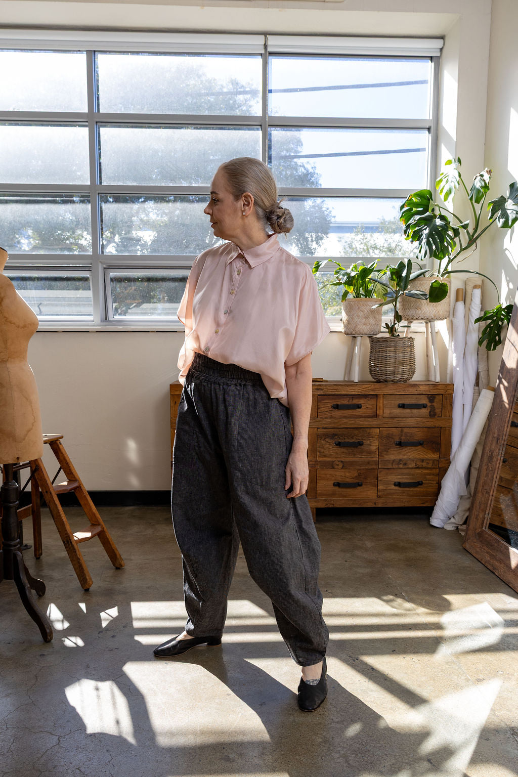Tokyo Black Stripe Pant