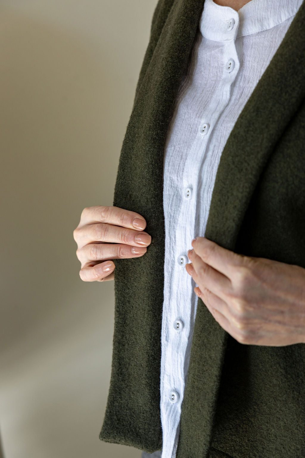 Chelsea Forest Boiled Wool Jacket