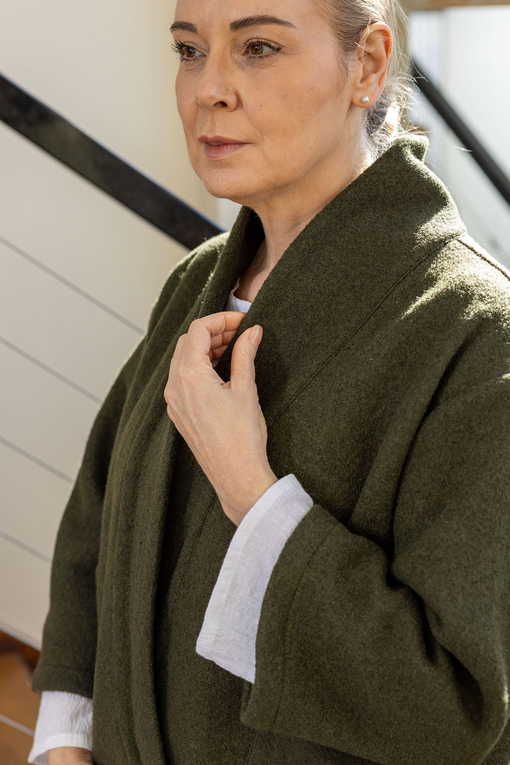 Chelsea Forest Boiled Wool Jacket