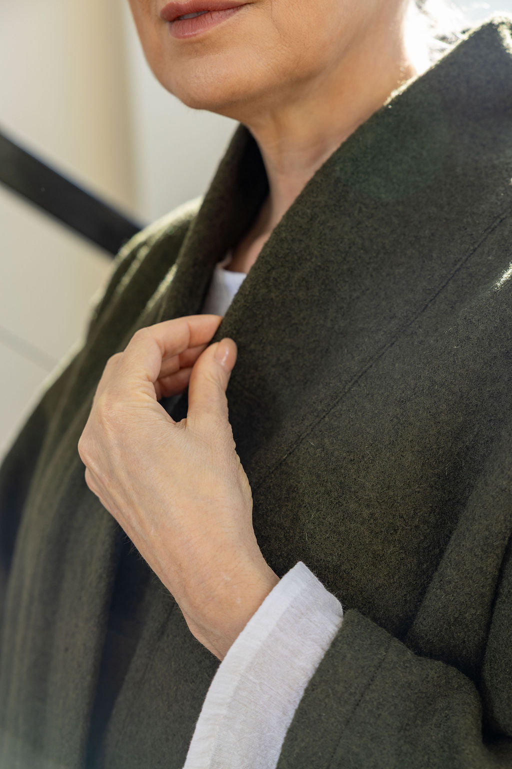 Chelsea Forest Boiled Wool Jacket