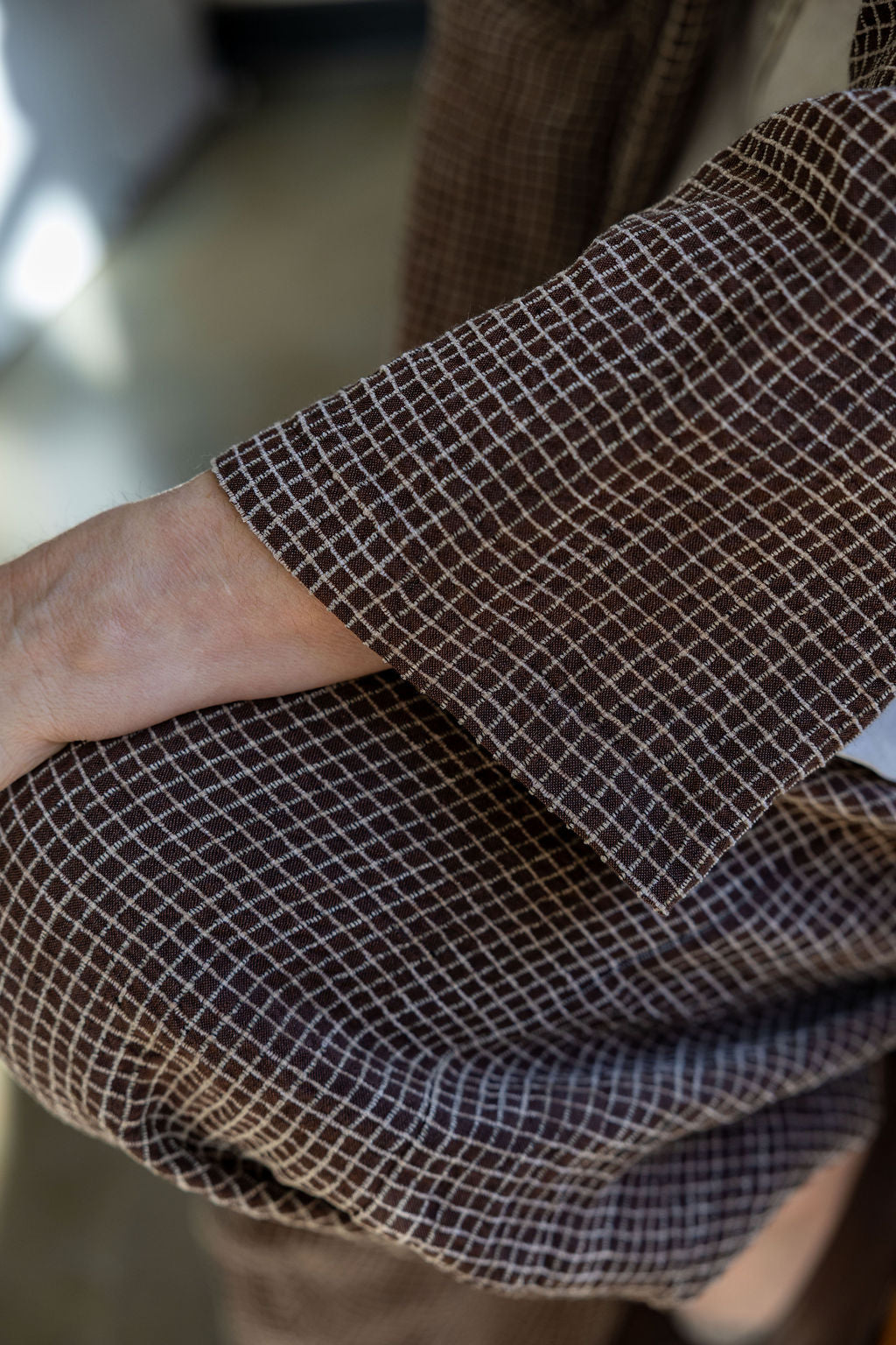 Chelsea Espresso Linen Jacket