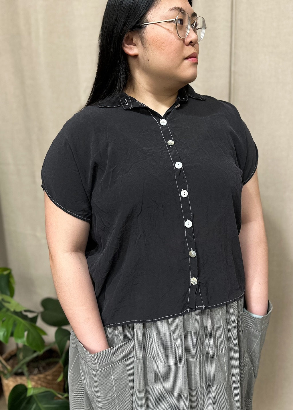 Montana Shirt in Espresso Silk