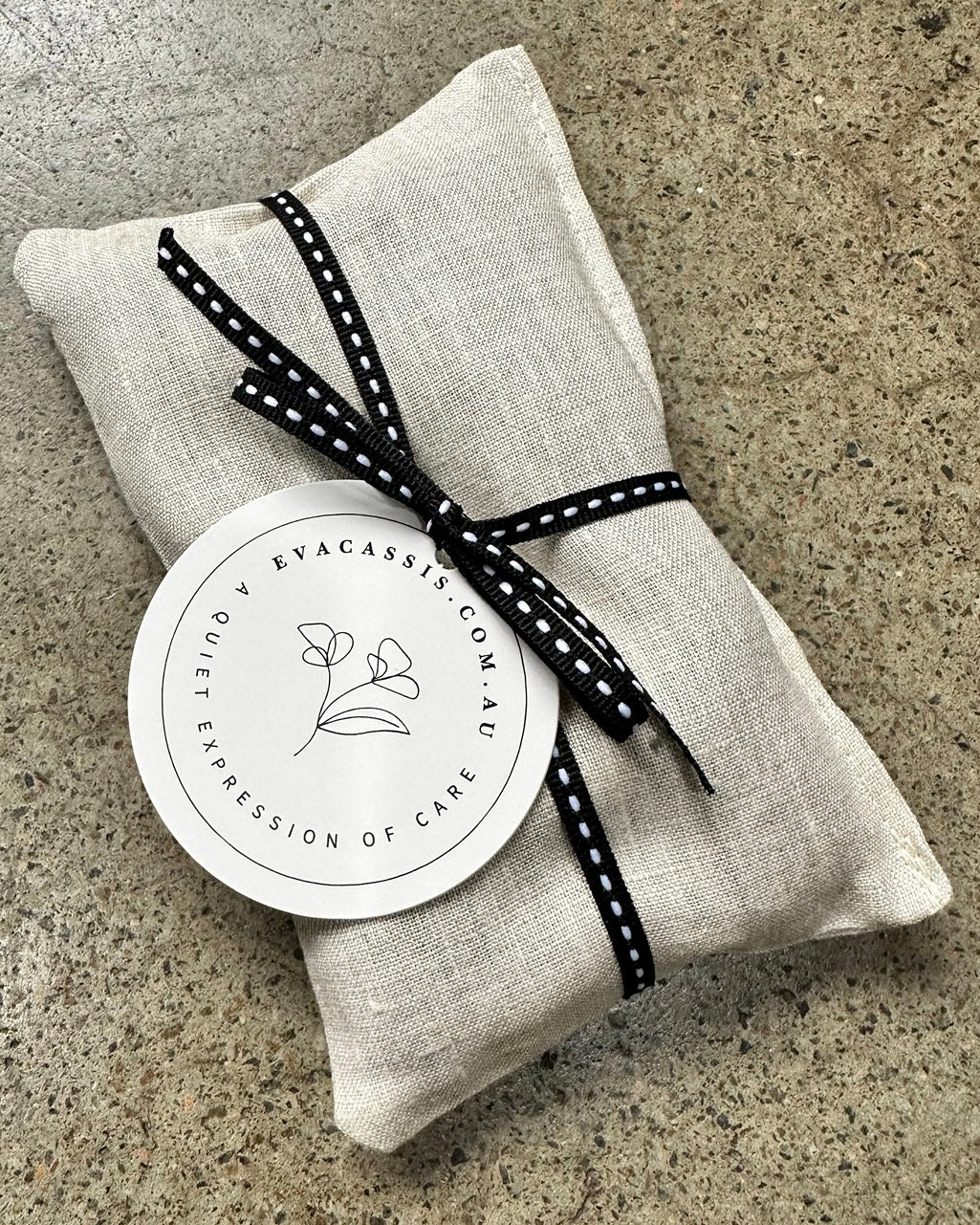 Large Linen Lavender Sachet - Natural