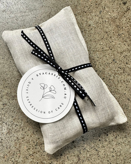 Large Linen Lavender Sachet - Natural