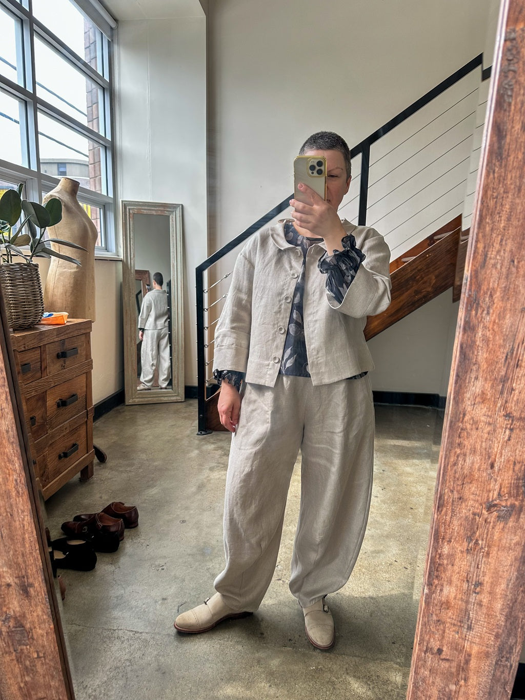 Grace Jacket - Flax Linen