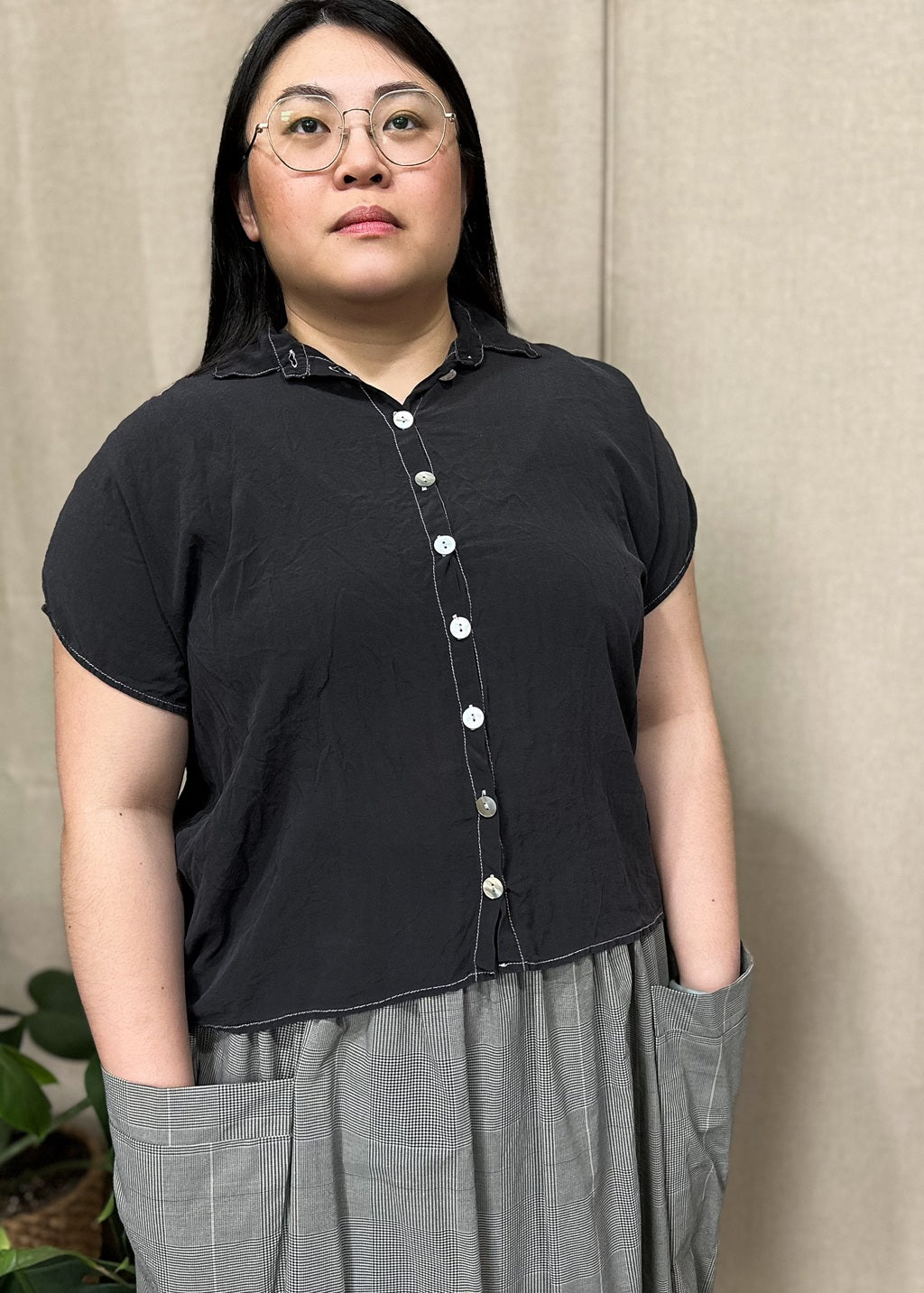 Montana Shirt in Espresso Silk