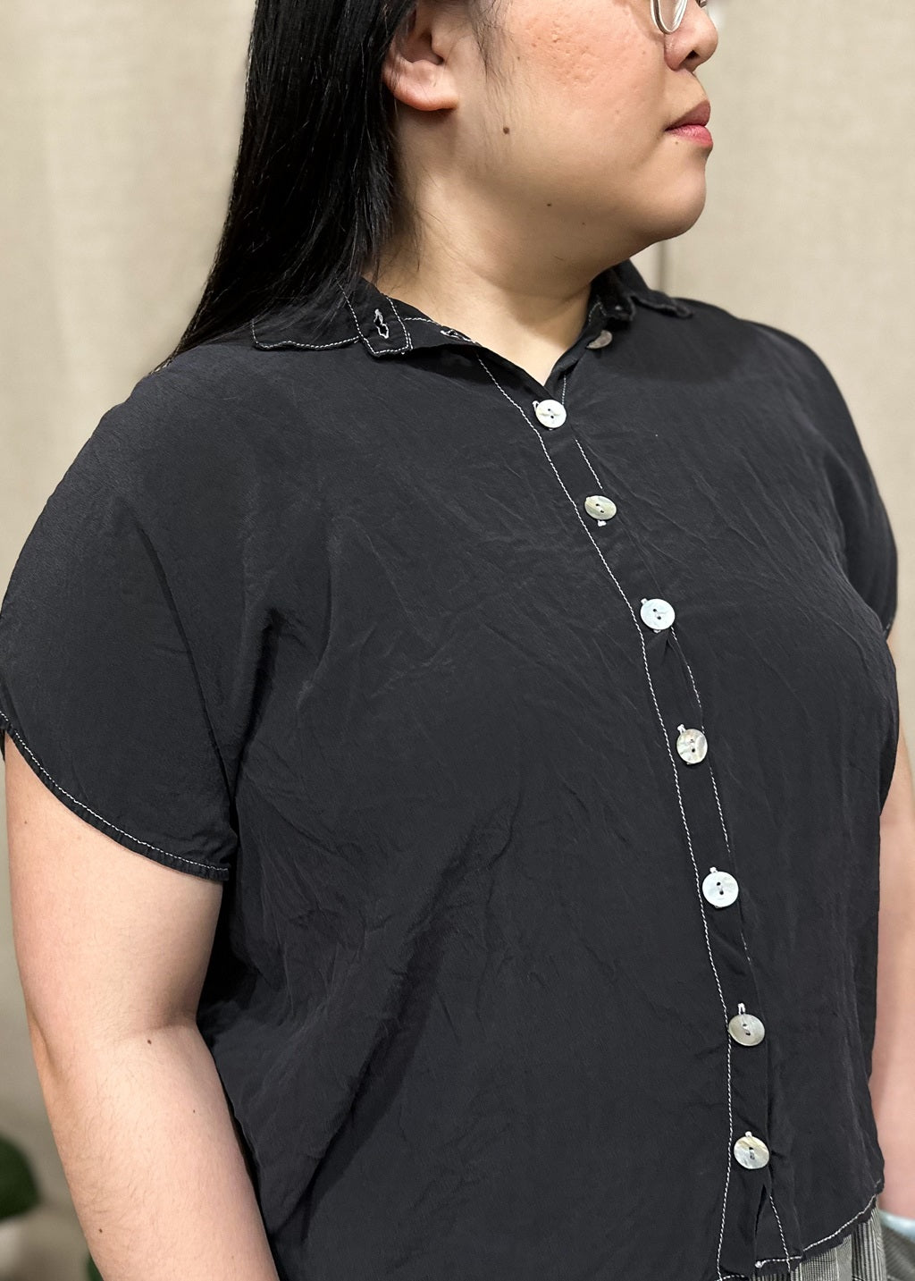 Montana Shirt in Espresso Silk