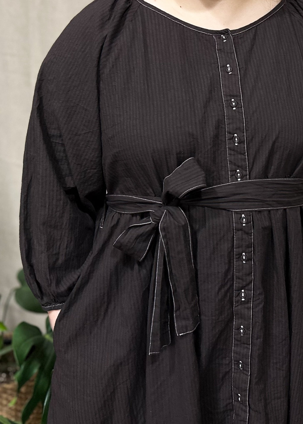 Layla Organic Cotton Dress – Espresso Edition
