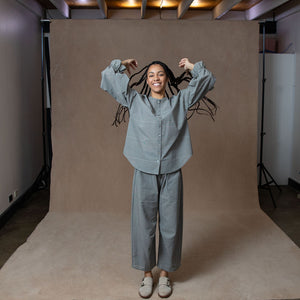 Tokyo Plaid Cotton Trouser