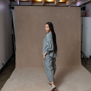 Tokyo Plaid Cotton Trouser