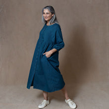 Layla Dark Teal Organic Cotton Dress